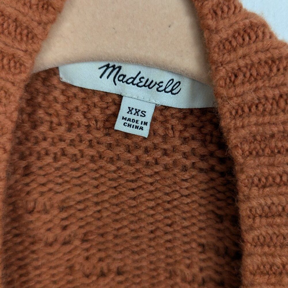 Madewell | Zig Zag Bobble Button Front Cardigan S… - image 8